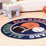 Tapis Rond Sport