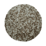 Tapis Rond Peau de Vache Multicolore