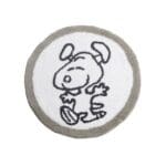 Tapis Rond Gris de Salle De Bain