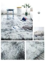 Tapis Rond Gris Clair