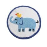 Tapis De Bain Rond Blanc