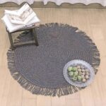 Grand tapis rond jute 200 cm