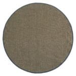 Grand tapis rond jute naturel