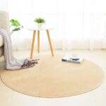 Grand Tapis Rond Beige | Mon Tapis Rond