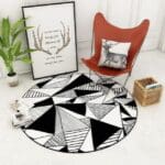 Grand Tapis Rond Blanc | Mon Tapis Rond