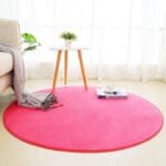 Grand Tapis Rond Rose | Mon Tapis Rond