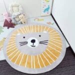 Tapis Rond Adorable Lion