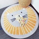 Tapis Rond Adorable Lion