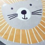 Tapis Rond Adorable Lion