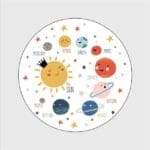Petit Tapis Rond Blanc | Mon Tapis Rond