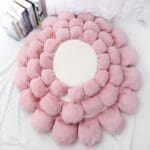 Tapis Rond Belle Fleur