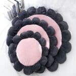 Tapis Rond Confortable Fleur