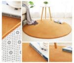 Tapis De Bain Rond Orange