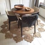 Tapis Rond Ajouré