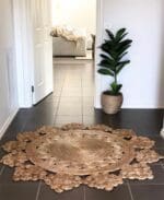 Tapis Rond Ajouré