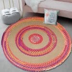 Tapis Rond Coton Tressé