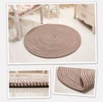 Tapis Rond Tressé