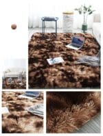 Petit Tapis Rond Fourrure