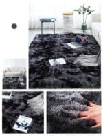 Tapis Rond Imitation Fourrure