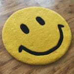 Tapis Rond Smiley