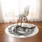 Tapis Rond Gothique