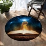 Tapis Rond Vaste Univers