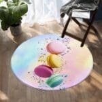 Tapis Rond Macaron