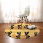 Tapis Rond Danse Africaine