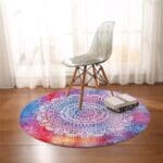 Tapis Rond Motif Mandala