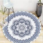 Tapis Rond Vinyl Mandala