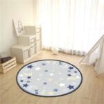 Tapis Rond Fille Étoile