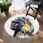Tapis Rond Gorille
