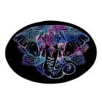 Tapis Rond Éléphant Multicolore