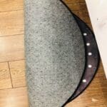 Tapis Rond Bleu Et Gris