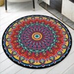 Tapis Rond Mandala Généreux