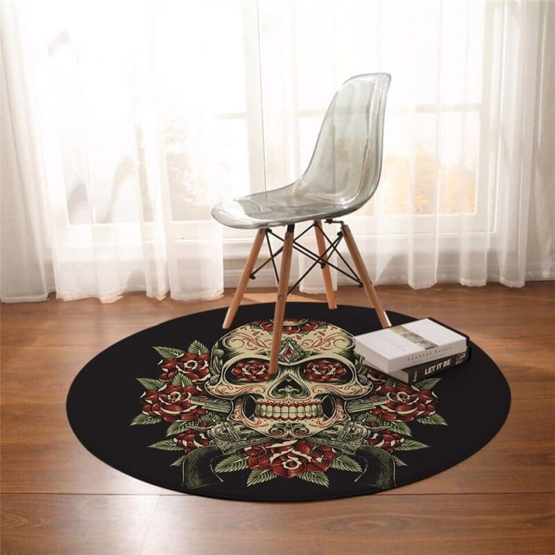 Tapis Rond Crane de Mort