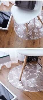 Tapis Rond Transparent