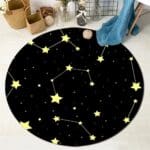 Tapis Rond Chambre Bébé Étoile