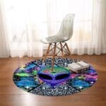 Tapis Rond Extra Terrestre