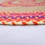 Tapis Rond Coton Tressé