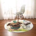 Tapis Rond Dessin de Chien
