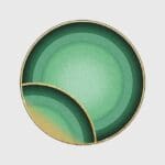 Tapis Rond Vert D’Eau
