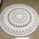 Petit Tapis Rond Scandinave