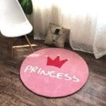 Tapis Rond Bébé Fille