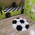 Tapis Rond Ballon De Foot