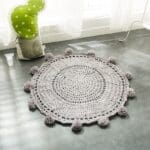 Tapis Rond Pompon