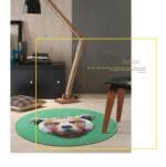 Tapis Rond Ours