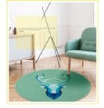 Tapis Rond Cerf