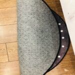 Tapis Rond Gris Anthracite