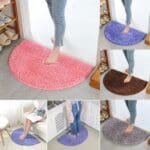 Tapis De Bain Demi Rond Rose